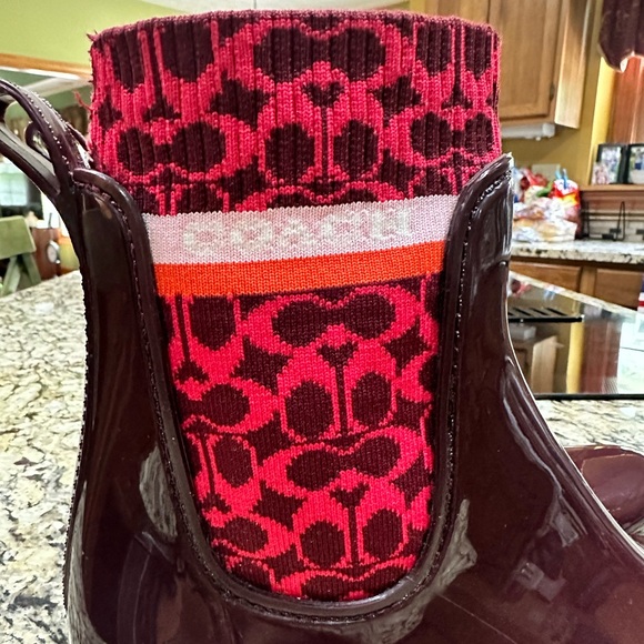COACH Chelsea Rain Boots - Picture 3 of 8